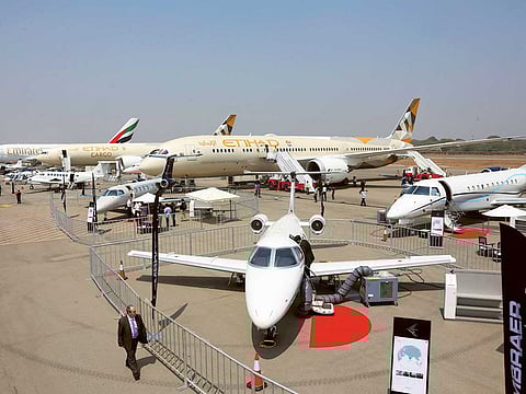 Aircraft on static display at an airport. (Image is for illustration purposes only.)