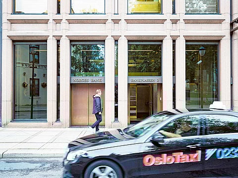 Norway’s central bank headquarters in Oslo: The fund, in which the Norwegian state’s oil revenues are placed, had already posted a dizzying loss of 1.68 trillion kroner in the first half of the year.