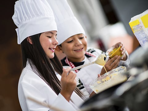 Children who learn to cook are happy kids