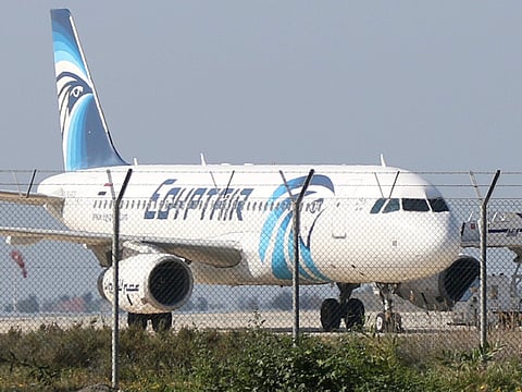 An Egypt Air Airbus A-320.