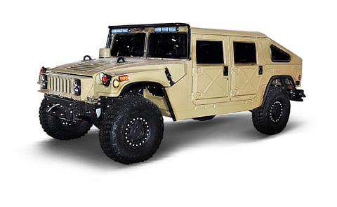 The civilian Humvee all set to land in the UAE