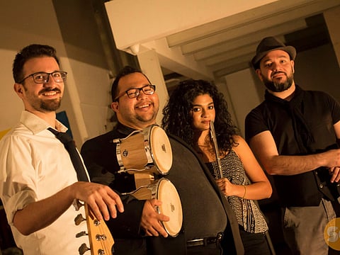 A Dubai band with a Syria-based lyricist