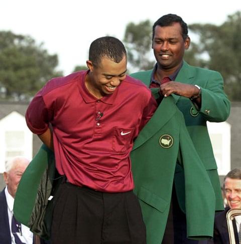 April 8, 2001: Woods in historic win at Masters