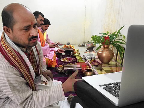 Hindu rituals get a digital makeover