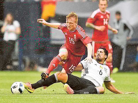 Sami Khedira in action for Germany.