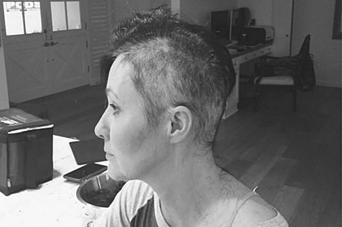 Shannen Doherty shaves head amid cancer battle