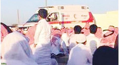Imam uses ambulance to address worshippers