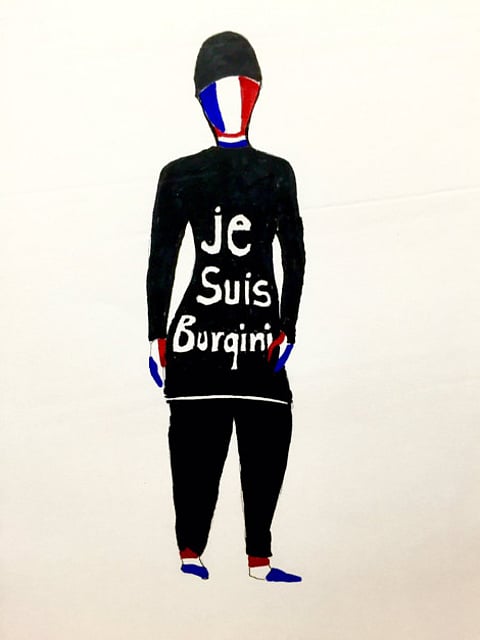 Reactions to burqini ban in France