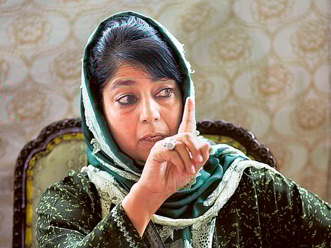 Former Jammu and Kashmir Chief Minister Mehbooba Mufti