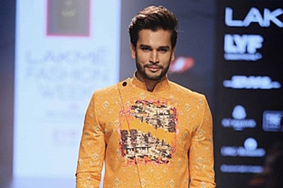 Rohit Kandelwal, Mr World 2016, walks LFW ramp
