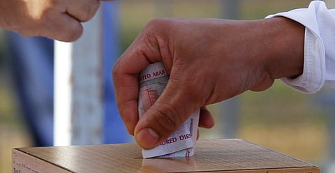 Any illegal raising of funds in violation of the law could result into two months to one year in jail and a fine from Dh5,000 to Dh100,000 depending on the court ruling.