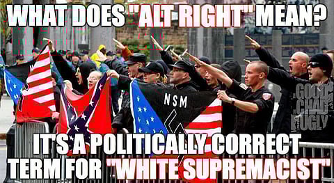 #AltRightMeans and #AmnestyDon trend