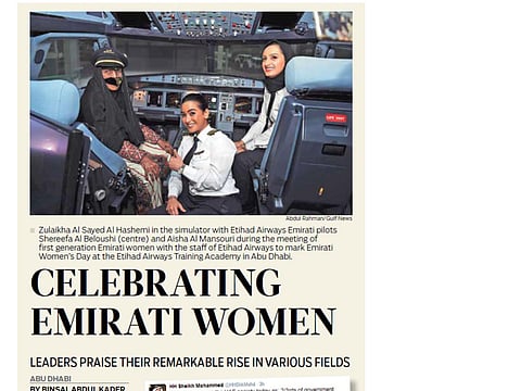 Celebrating women in the sky