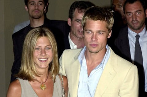 Brad Pitt and Jennifer Aniston.