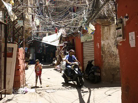 Amid stench and poverty, hope for better life in Lebanon