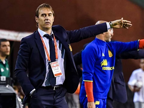 Former Spain's coach Julen Lopetegui.