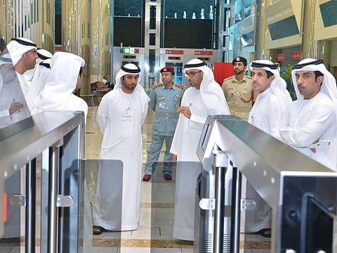 Smart gates in Terminal three work using Emirates ID