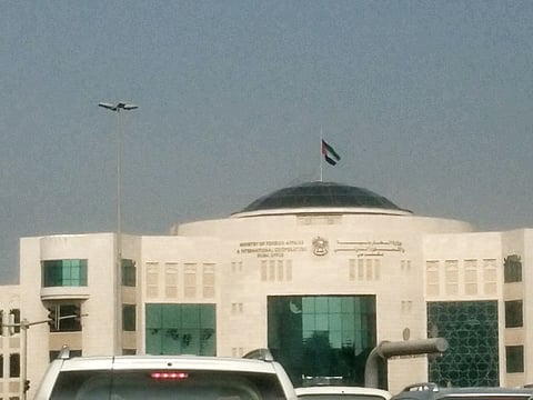 Ministry of Foreign Affairs building in Dubai