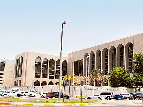 The UAE Central bank in Abu Dhabi.