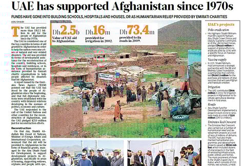 The UAE volunteers are helping the world