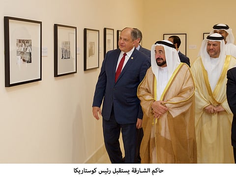 Sultan receives President of Costa Rica