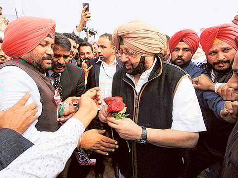 Chief Minister Captain Amarinder Singh resigned yesterday.