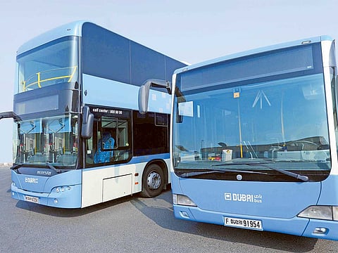 On August 26, Dubai’s Roads and Transport Authority (RTA) announced several changes to bus routes, including new Metro link buses, or feeder buses. Picture used for illustrative purposes only.