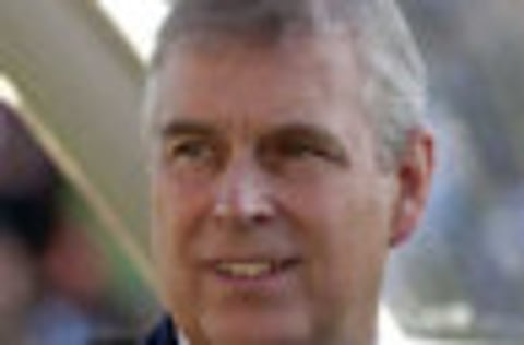 Prince Andrew on visit to UAE