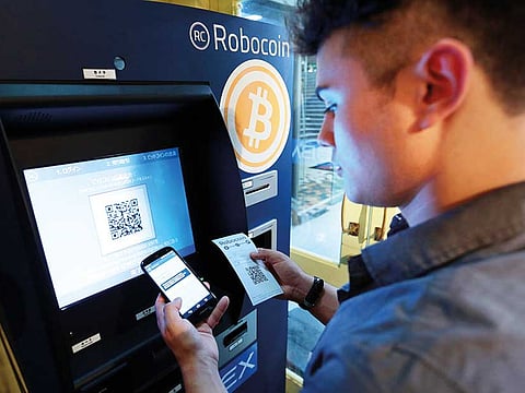 A Bitcoin ATM in Tokyo.