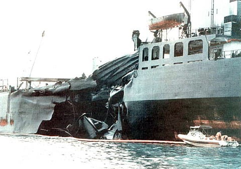 October 16, 1997: Oil spill as tankers collide off Singapore