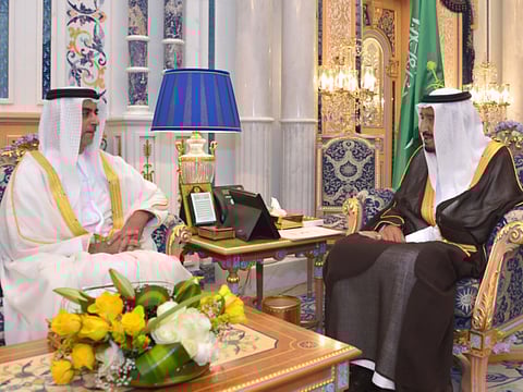 King Salman receives Saif