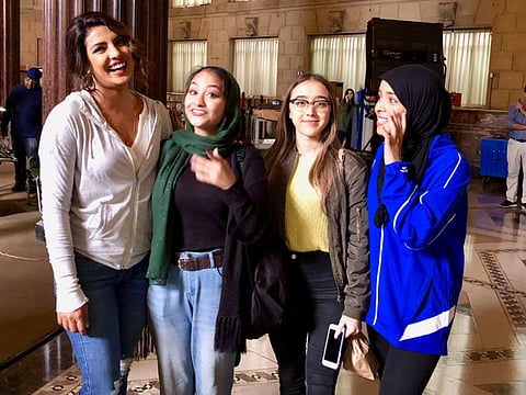 Priyanka surprises fans on ‘Quantico’ set