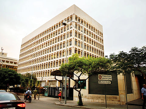 Lebanon’s Central Bank in Beirut. Lebanon was downgraded deeper into junk territory by two of the three biggest credit rating companies on Friday.