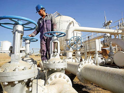 A refinery at the Bai Hassan oil-field, west of Kirkuk in Iraq. Systemic diversion of funds have held back the country's oil industry from reaching its actual potential.