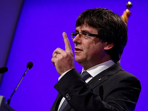 Catalan President Carles Puigdemont. File picture.