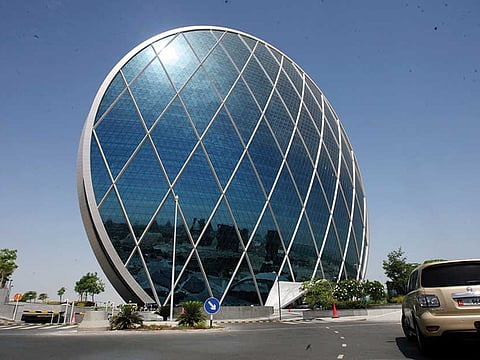 File photo: The headquarters of Aldar Properties in Abu Dhabi.