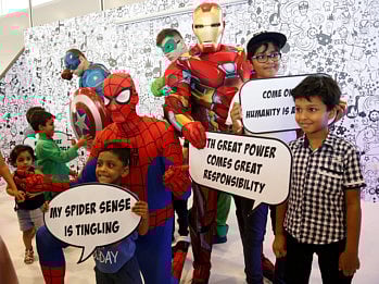 Superheroes descend on Sharjah International Book Fair