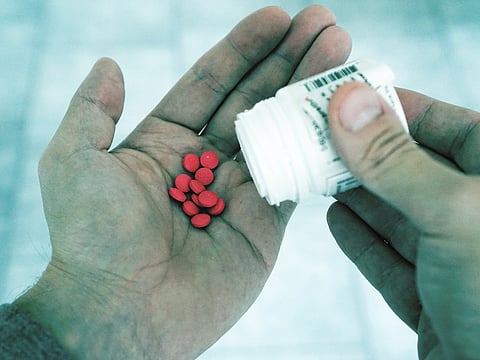 The Ministry of Health and Prevention (MOHAP) denied the rumors on social media about adopting a treatment method for those who develop COVID-19 symptoms, which includes taking various vitamins once on daily or weekly basis, without contacting governmental health authorities. Picture used for illustrative purposes only.