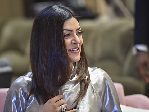 Former Miss Universe and Bollywood actress Sushmita Sen.
