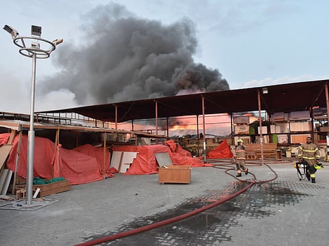 Three workers die in warehouse blaze