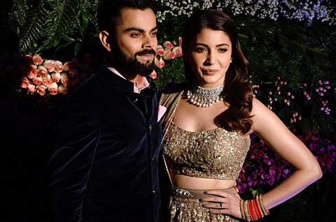 Virat Kohli and Anushka Sharma.