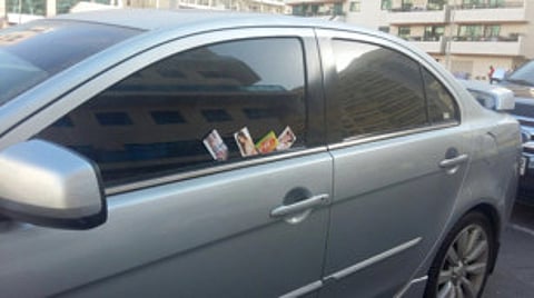 Menace of massage parlour cards continues