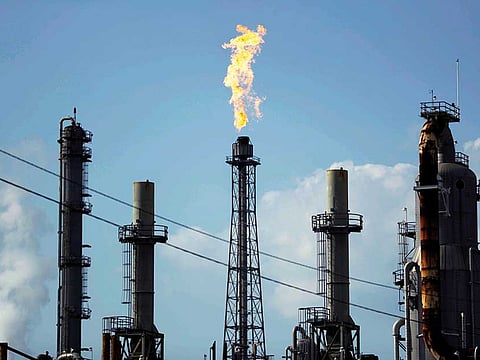 The Shell Deer Park oil refinery in Deer Park, Texas. Oil prices continue to remain relatively stable at around the $40 range despite fears of a second pandemic wave.
