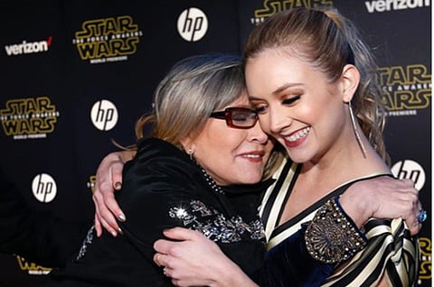 Carrie Fisher and Billie Lourd