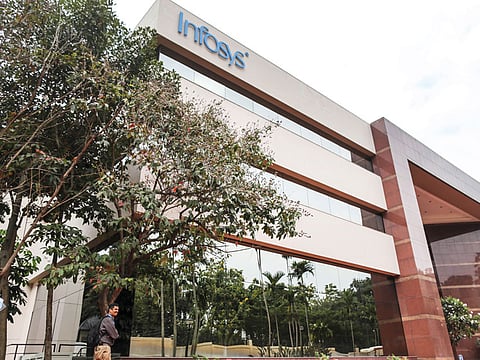 The Infosys headquarters in Bangalore, India.
