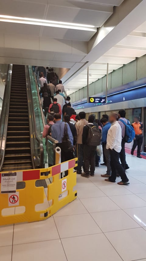Escalators at Metro stations not functional