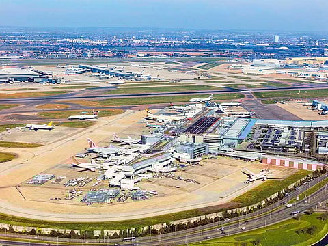 View over Terminal 4 at London Heathrow Airport. Photo for illustrative purposes only.