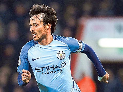 David Silva of Manchester City.