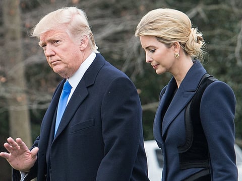 File photo: Donald Trump and his daughter Ivanka.