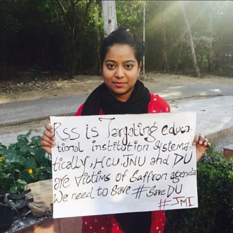 One student causes a Twitter storm in India